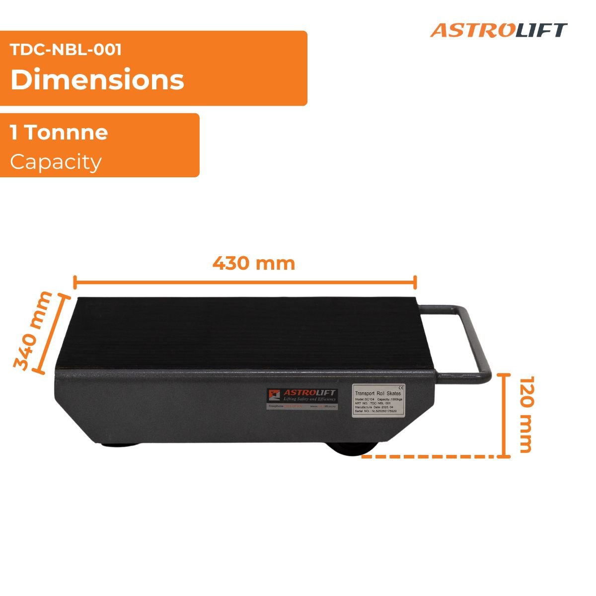 Buy Load Skate with Castors in Load Skates available at Astrolift NZ